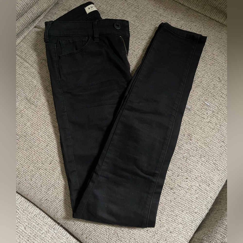 BULLHEAD BLACK SKINNY JEANS (SUPER HIGHRISE)